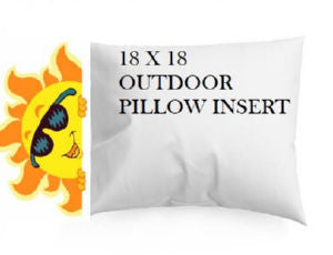 Outdoor 1818 Insert by Norbar Designer Fabric PILLOW INSERT POLY FILL POLY COVER USA - Swanky Fabrics -