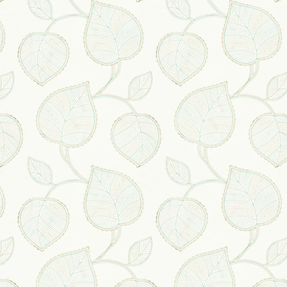 Ovation 4 Seamist by Stout Designer Fabric COLOR MY WINDOW SPA/SHORELINE 80%SVI 20%POL %BEMB INDIA Horizontal: 12.75 and Vertical: 15.25 51 in - Swanky Fabrics -