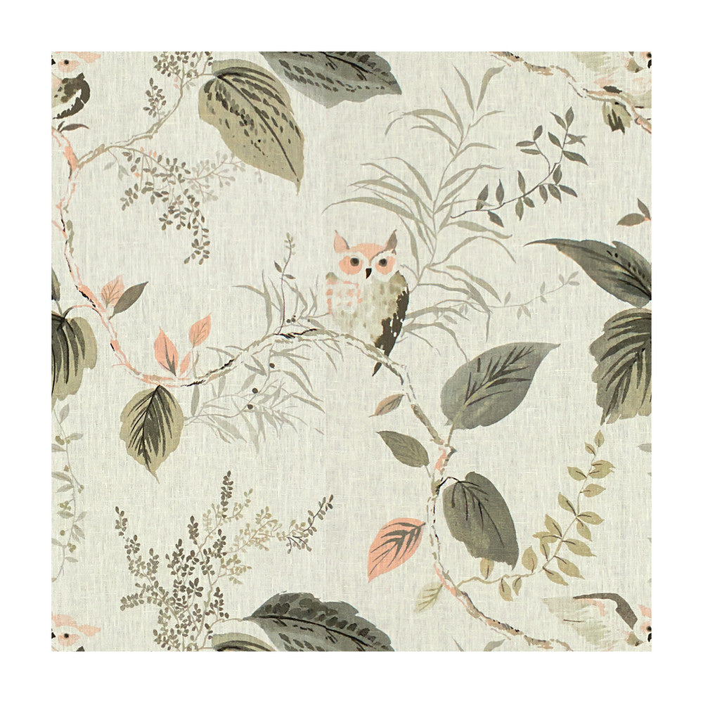 Owlish Blush by Kravet Design Fabric Kravet Design Fabric Owlish BlushFabric KATE SPADE CURIOSITIES LINEN - 100% China </p><p>Repeat: H: 27, V: 27 54 - Fabric Carolina -