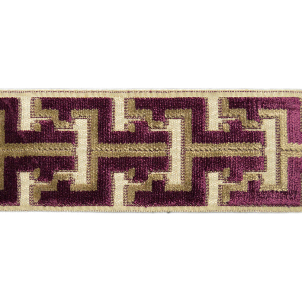 Oslo Currant by Europatex Designer Fabric Oslo 58% Rayon, 31% Polyester, 11% Linen 3.50 inches - Swanky Fabrics -