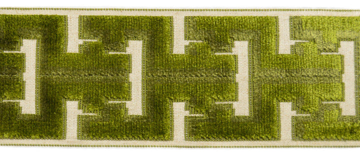 Oslo Lime by Europatex Designer Fabric Oslo 31% Polyester, 58%Rayon, 11% Linen China Horizontal: 2.75" and Vertical: N/A 3.5" - Swanky Fabrics -