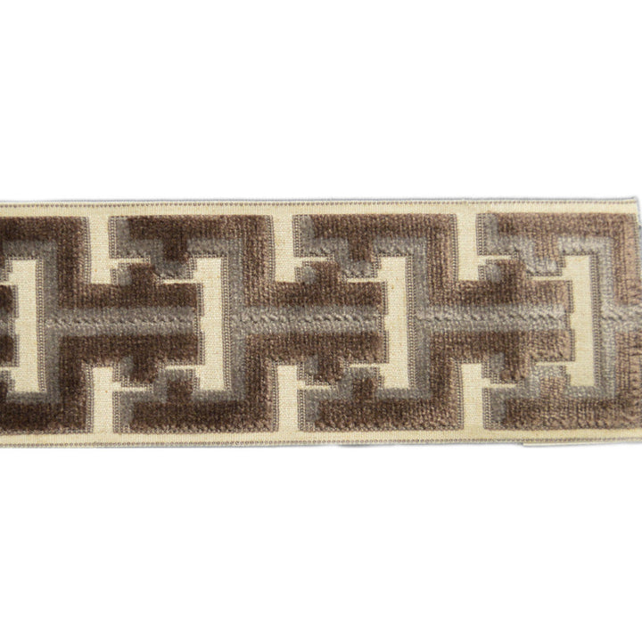 Oslo Walnut by Europatex Designer Fabric Oslo 58% Rayon, 31% Polyester, 11% Linen 3.50 inches - Swanky Fabrics -