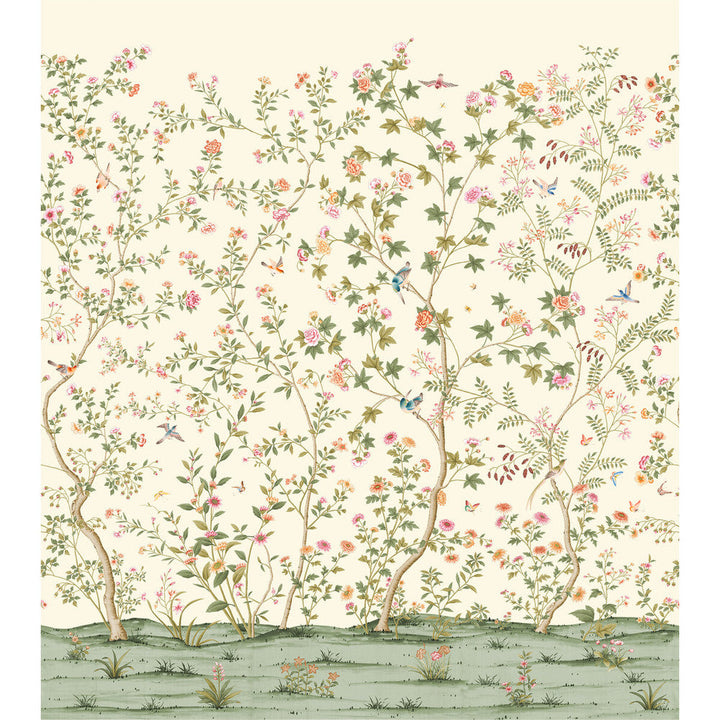 Lj Lj:: by Lee Jofa Designer Wallcovering AERIN WALLPAPERS PAPER - 100% United Kingdom Horizontal: 108 and Vertical: 108 108 - Swanky Fabrics -