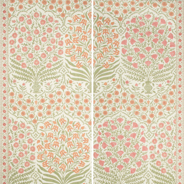 Sameera Paper Spice/Berry by Lee Jofa Designer Wallcovering OSCAR DE LA RENTA WALLPAPER CELLULOSE - 75%;POLYESTER - 25% United States Horizontal: 54 and Vertical: 62 54 - Swanky Fabrics -