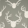 Lee Jofa Wallpaper Antlers Paper Grey
