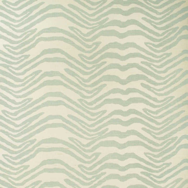 Hendricks Paper Aqua by Lee Jofa Designer Wallcovering MERKATO SISAL - 90%;COTTON - 10% United States - Horizontal: 34 and Vertical: 19.6 34 - Swanky Fabrics -
