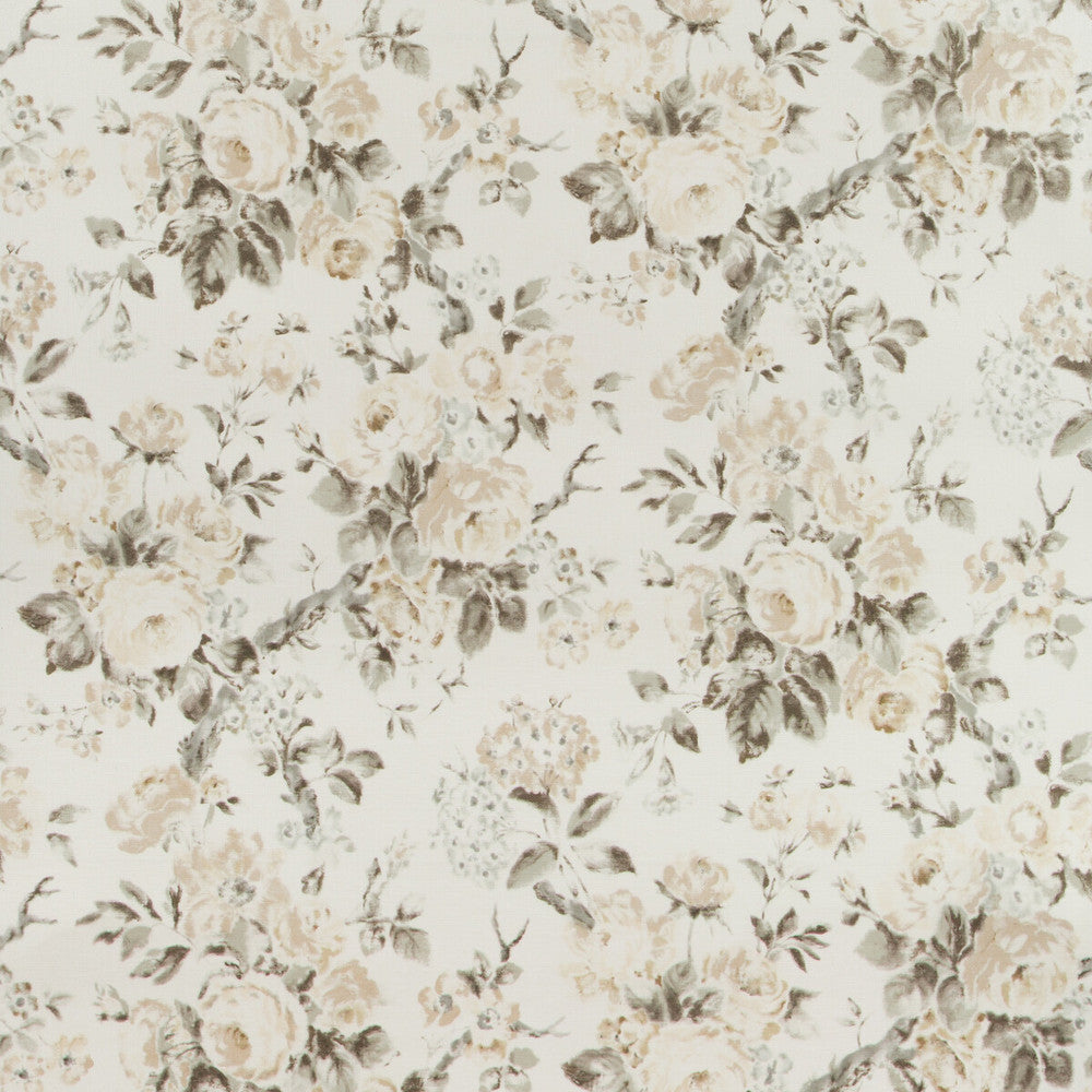 Garden Roses Wp Sand/Sable by Lee Jofa Designer Wallcovering SUZANNE RHEINSTEIN III LINEN - 80%;ACRYLIC - 20% Italy - Horizontal: 34.25 and Vertical: 27.81 34.25 - Swanky Fabrics -