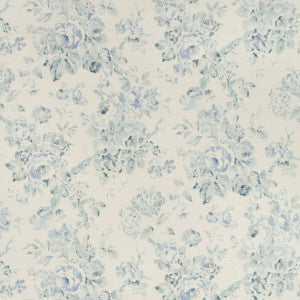 Lee Jofa Wallpaper Garden Roses Wp Aqua/Blue