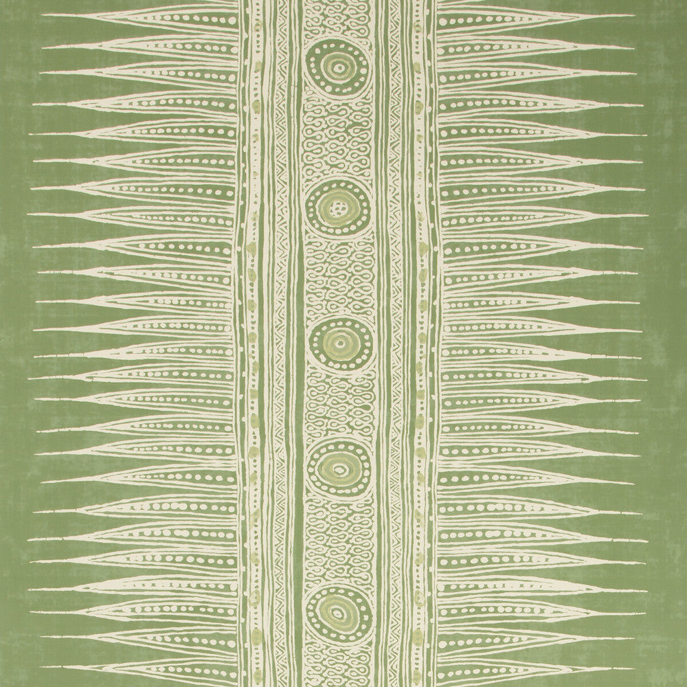Indian Zag Paper Leaf by Lee Jofa Designer Wallcovering SUZANNE RHEINSTEIN III PAPER - 100% United States Horizontal: 27 and Vertical: 26.875 27 - Swanky Fabrics -