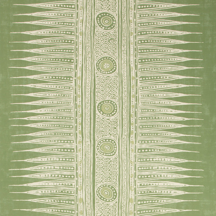 Indian Zag Paper Leaf by Lee Jofa Designer Wallcovering SUZANNE RHEINSTEIN III PAPER - 100% United States Horizontal: 27 and Vertical: 26.875 27 - Swanky Fabrics -