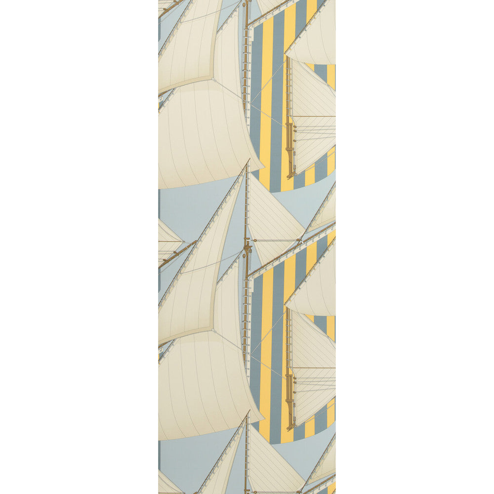 St Tropez Wp Blue/Yellow by Lee Jofa Wallcovering Lee Jofa Wallcovering St Tropez Wp Blue/YellowWallcovering SUZANNE KASLER THE RIVIERA COLLECTION CELLULOSE - 60%;POLYESTER - 24%;MINERAL FILLERS - 12%;BINDER - 4% Italy </p><p>Repeat: H: 26.77, V: 37.8 26.77 - Fabric Carolina -