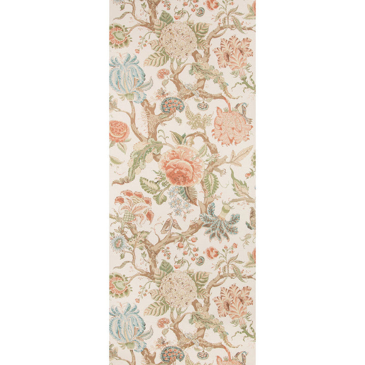 Adlington Paper Coral by Lee Jofa Designer Wallcovering MANOR HOUSE WALLPAPER CELLULOSE - 45%;BINDER - 20%;MINERAL FILLERS - 20%;POLYESTER - 15% United Kingdom Horizontal: 27.5 and Vertical: 47 27.5 - Swanky Fabrics -