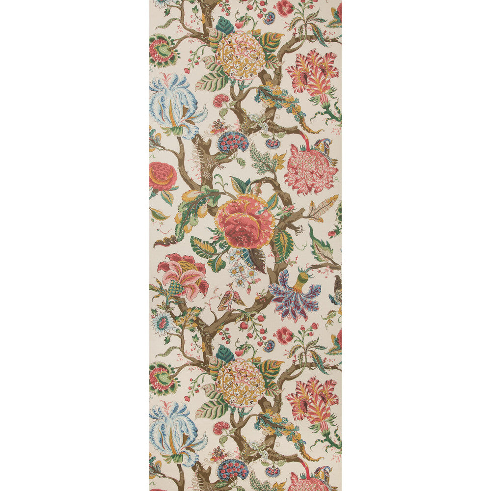 Adlington Paper Berry by Lee Jofa Designer Wallcovering MANOR HOUSE WALLPAPER CELLULOSE - 45%;BINDER - 20%;MINERAL FILLERS - 20%;POLYESTER - 15% United Kingdom - Horizontal: 27.5 and Vertical: 47 27.5 - Swanky Fabrics -