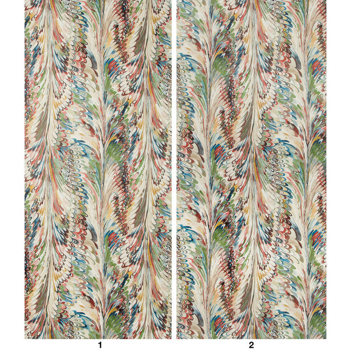 Taplow Paper Spice/Leaf by Lee Jofa Designer Wallcovering MANOR HOUSE WALLPAPER PULP - 80%;POLYESTER - 20% Austria - Horizontal: 17.9 and Vertical: 31.5 53.7 - Swanky Fabrics -