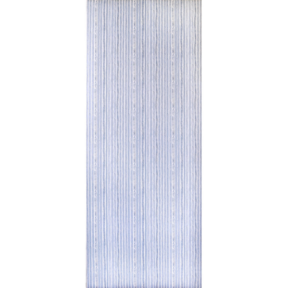 Benson Stripe Wp Faded Denim by Lee Jofa Designer Wallcovering CARRIER AND COMPANY CELLULOSE - 45%;BINDER - 20%;MINERAL FILLERS - 20%;POLYESTER - 15% United Kingdom - Horizontal: 9.2 and Vertical: 6.61 27.5 - Swanky Fabrics -
