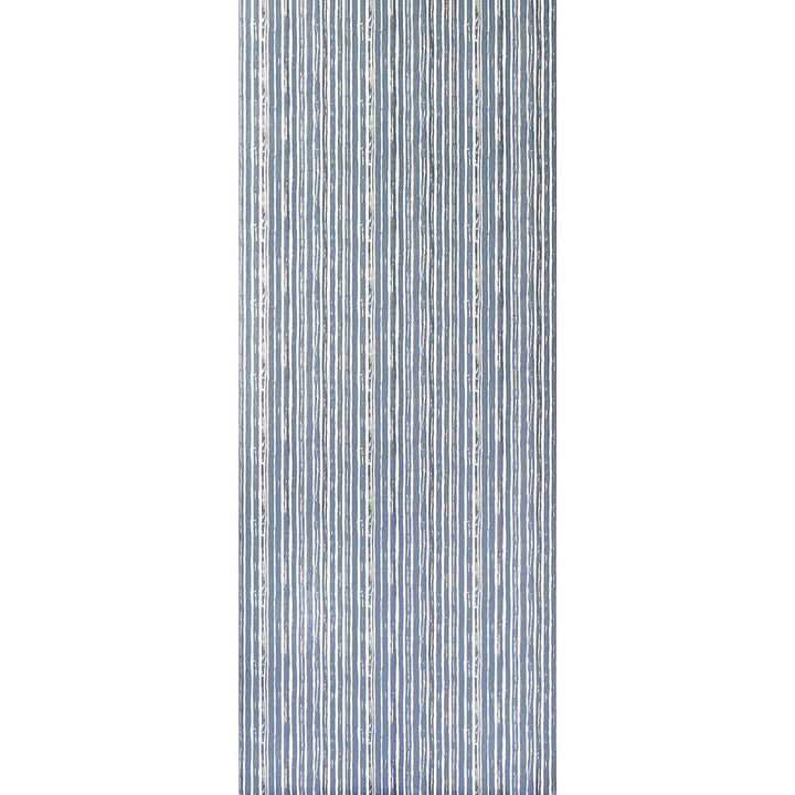 Benson Stripe Wp Ink by Lee Jofa Designer Wallcovering CARRIER AND COMPANY CELLULOSE - 45%;BINDER - 20%;MINERAL FILLERS - 20%;POLYESTER - 15% United Kingdom - Horizontal: 9.2 and Vertical: 6.61 27.5 - Swanky Fabrics -