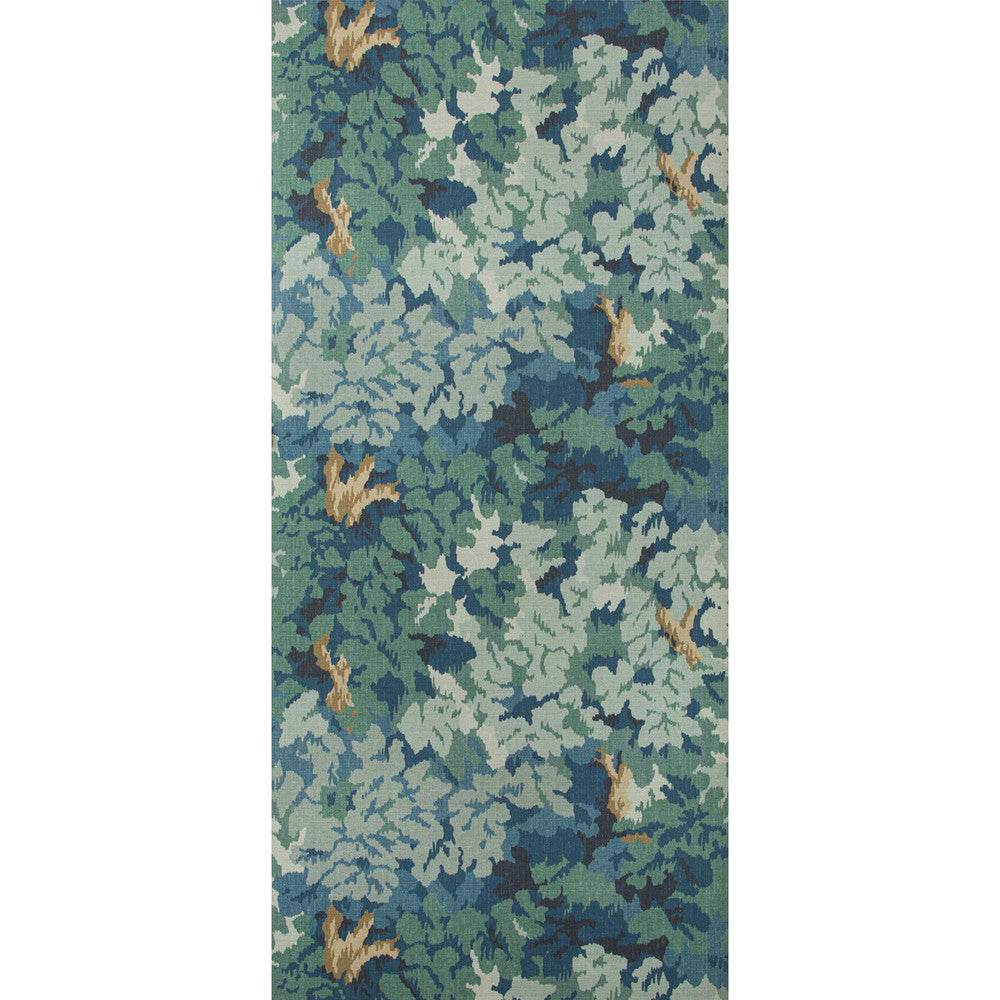 Arley Paper Lagoon by Lee Jofa Designer Wallcovering MANOR HOUSE WALLPAPER WOOD PULP - 45%;BINDER - 20%;MINERAL FILLERS - 20%;POLYESTER - 15% United Kingdom Horizontal: 27.5 and Vertical: 27.5 27.5 - Swanky Fabrics -