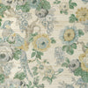Lee Jofa Wallpaper Avondale Paper Slate/Aqua