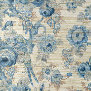 Lee Jofa Wallpaper Avondale Paper Blue/Slate