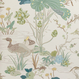 Lee Jofa Wallpaper Luzon Paper Jade