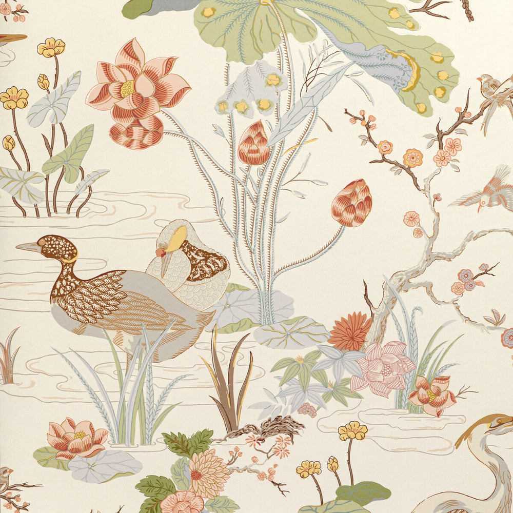 Luzon Paper Apricot by Lee Jofa Designer Wallcovering MINDORO WALLPAPER WOOD PULP - 45%;BINDER - 20%;MINERAL FILLERS - 20%;POLYESTER - 15% United Kingdom Horizontal: 27.5 and Vertical: 41.8 27.5 - Swanky Fabrics -
