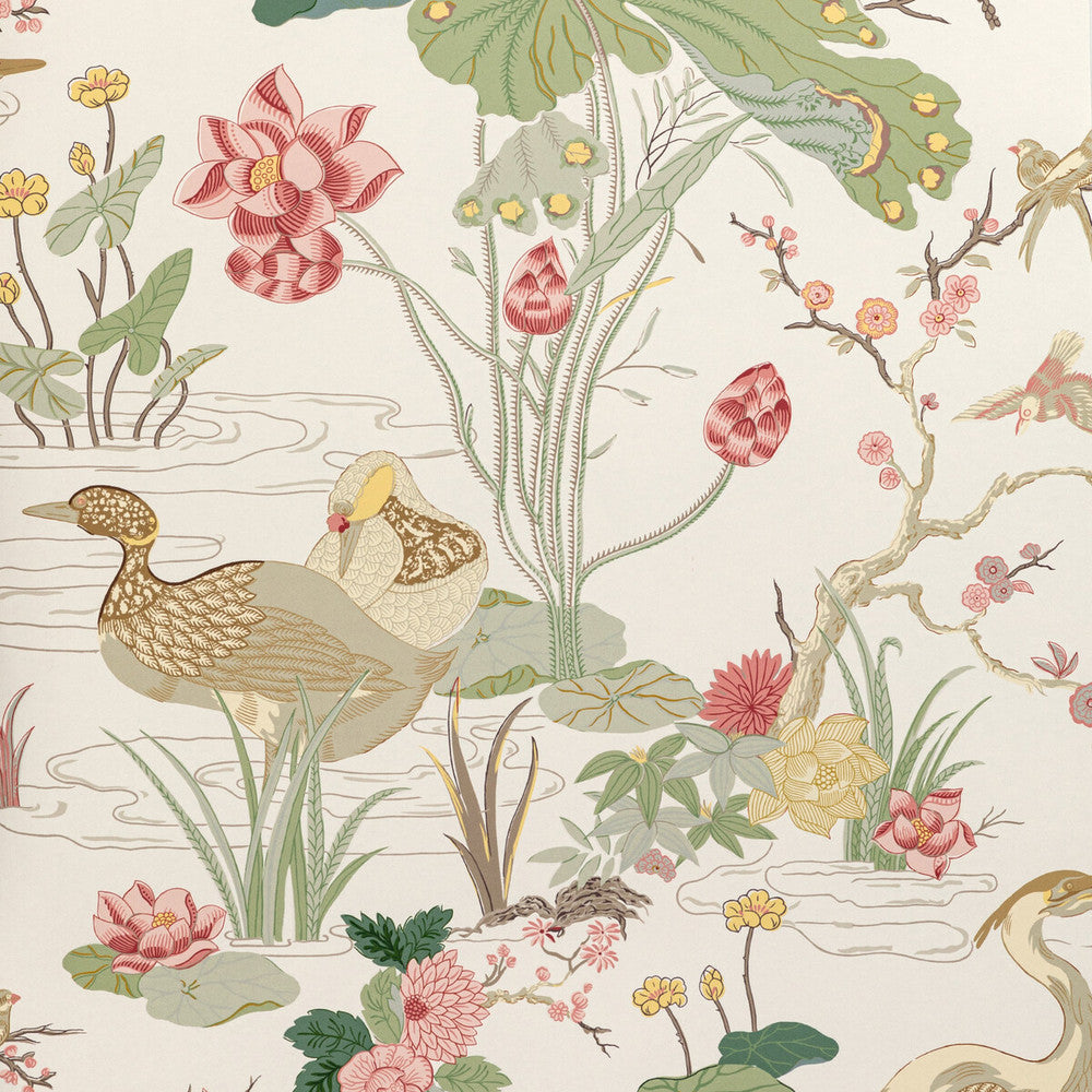 Luzon Paper Spring by Lee Jofa Wallcovering Lee Jofa Wallcovering Luzon Paper SpringWallcovering MINDORO WALLPAPER WOOD PULP - 45%;BINDER - 20%;MINERAL FILLERS - 20%;POLYESTER - 15% United Kingdom </p><p>Repeat: H: 27.5, V: 41.8 27.5 - Fabric Carolina -