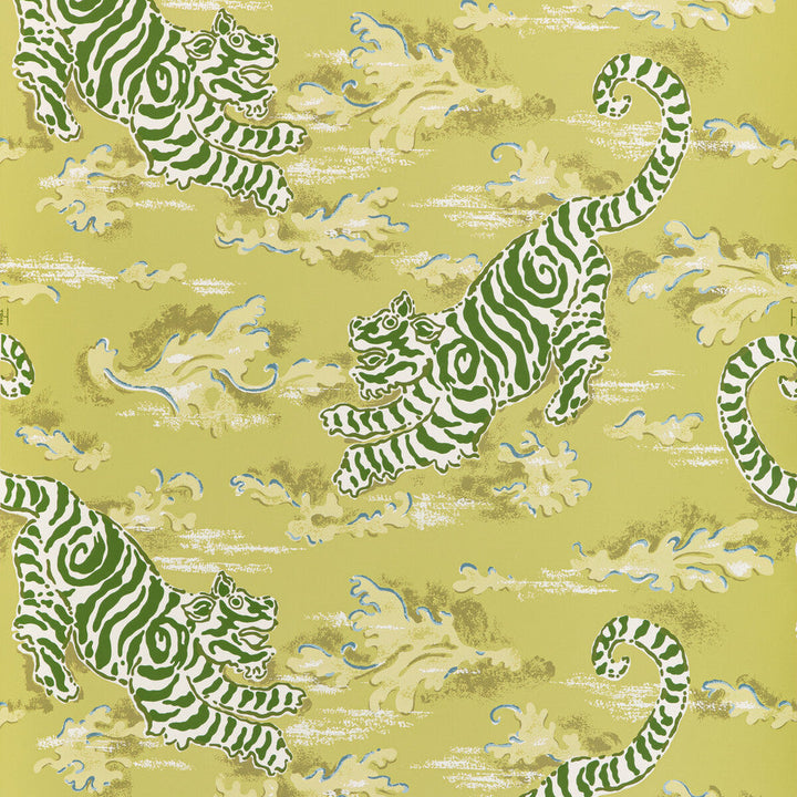 Bongol Paper Kiwi by Lee Jofa Designer Wallcovering MINDORO WALLPAPER PAPER - 100% United States Horizontal: 27 and Vertical: 19 27 - Swanky Fabrics -