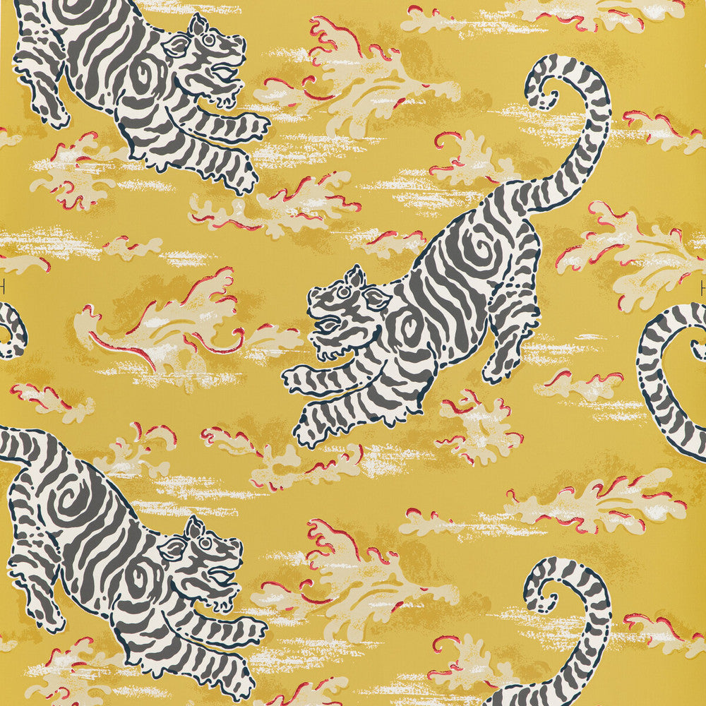 Bongol Paper Citrine by Lee Jofa Designer Wallcovering MINDORO WALLPAPER PAPER - 100% United States Horizontal: 27 and Vertical: 19 27 - Swanky Fabrics -