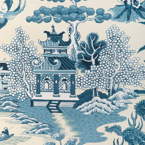 Lee Jofa Wallpaper Willow Lake Paper Teal P2023123.1613.0
