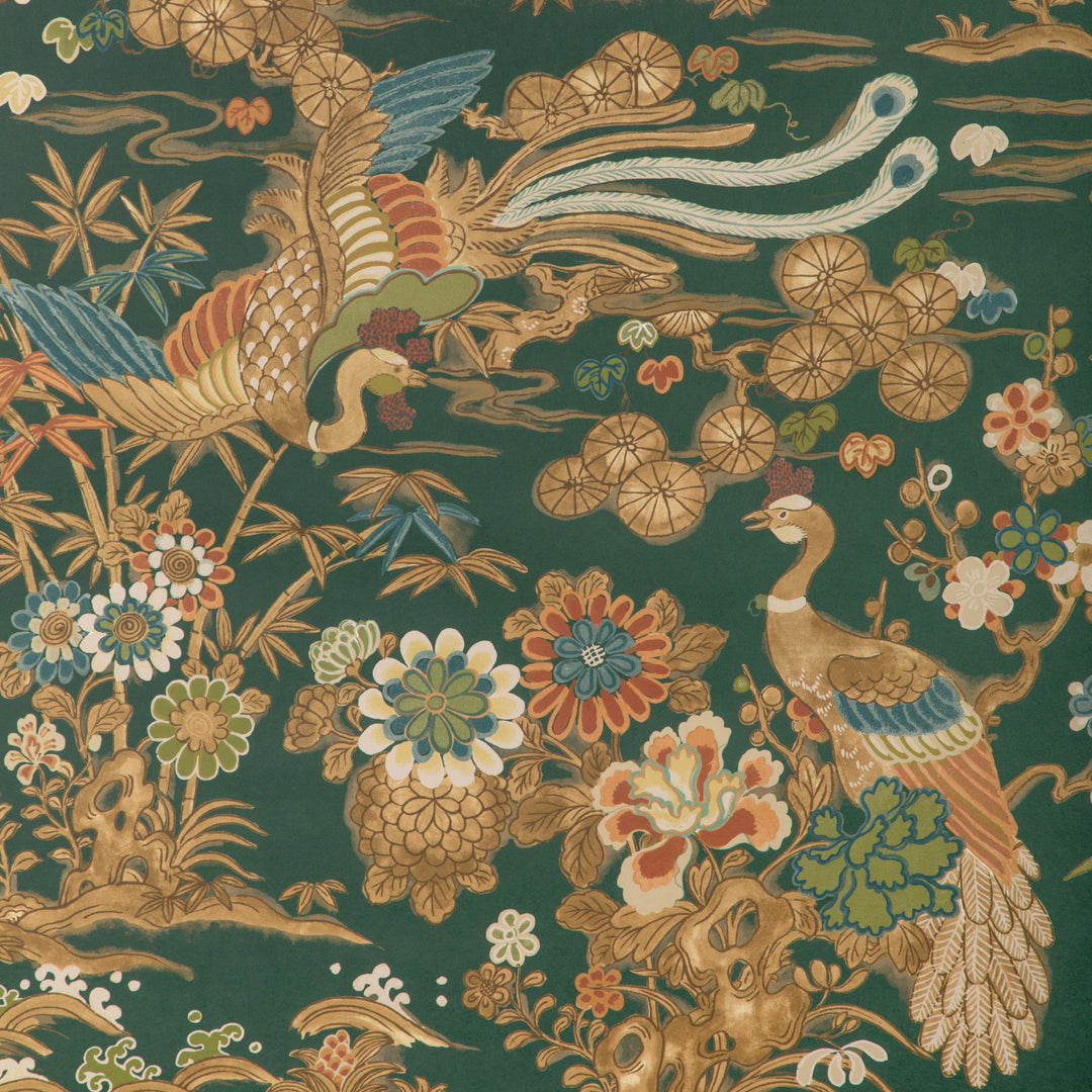 Lee Jofa Wallcovering Green