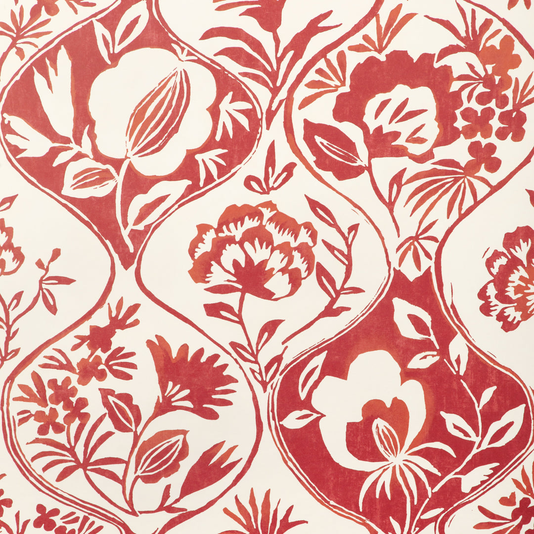 Lee Jofa Wallcovering Red