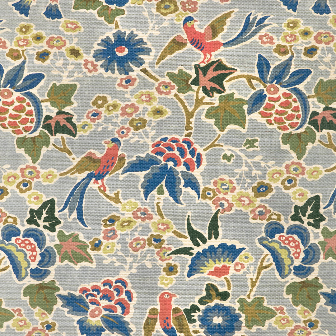Lee Jofa Wallcovering Blue/Multi