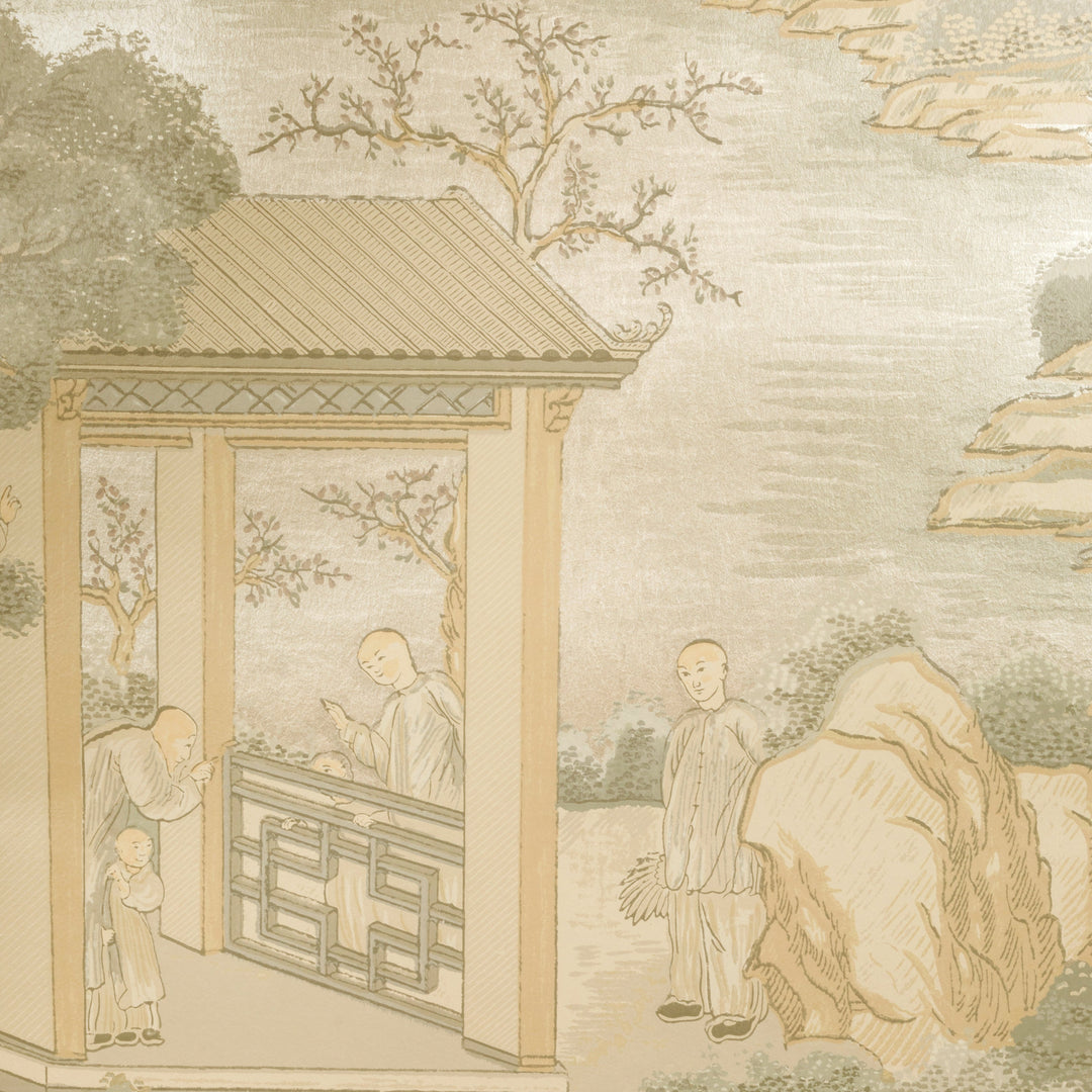 Lee Jofa Wallcovering Silver