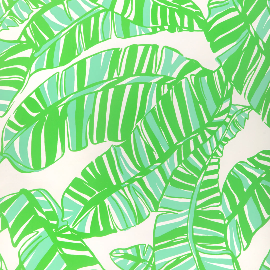 Lee Jofa Wallcovering White/Green