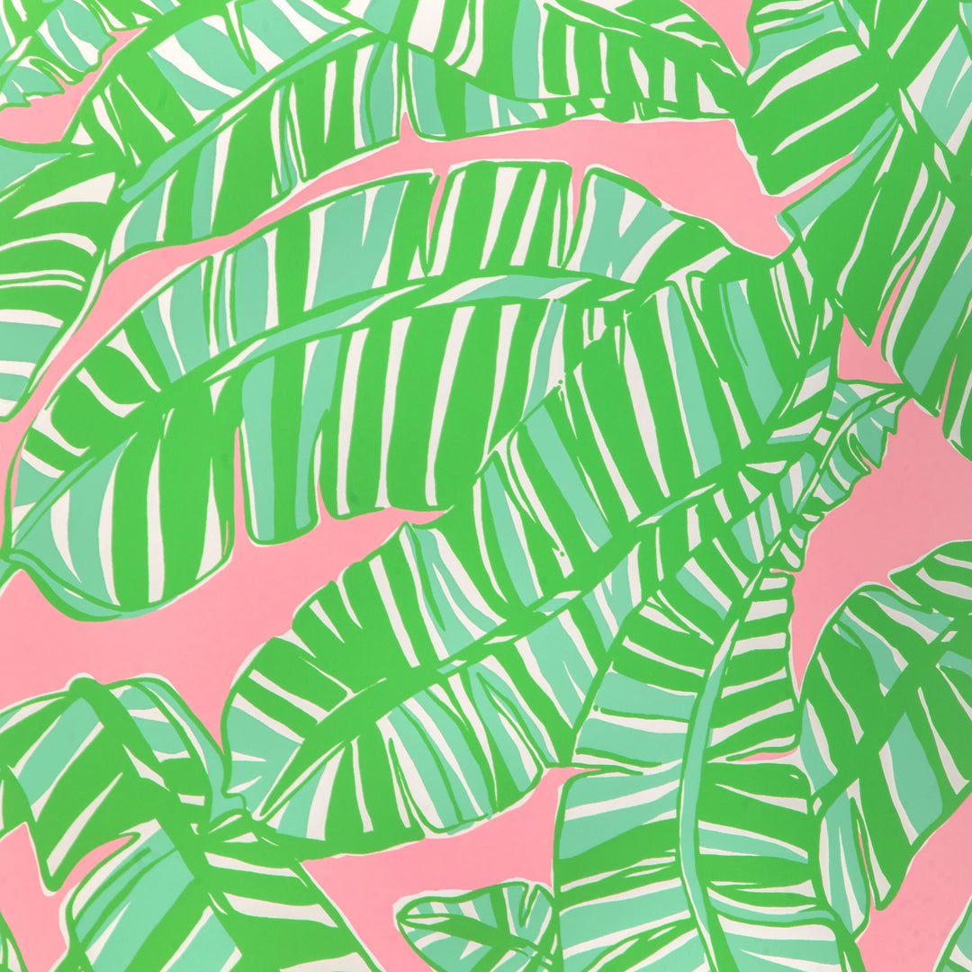 Lee Jofa Wallcovering Pink/Green
