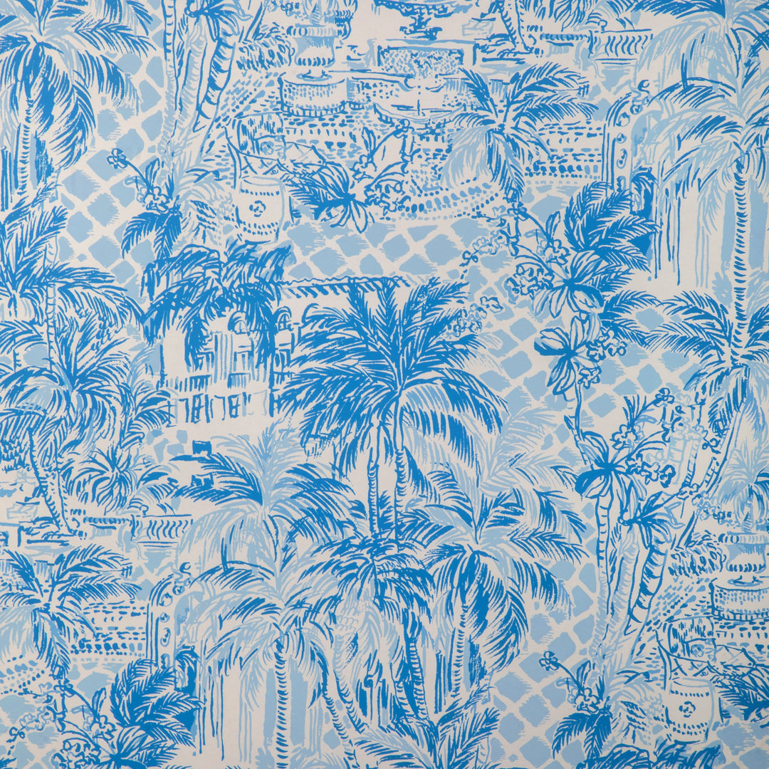 Lee Jofa Wallcovering Blue/Lapis