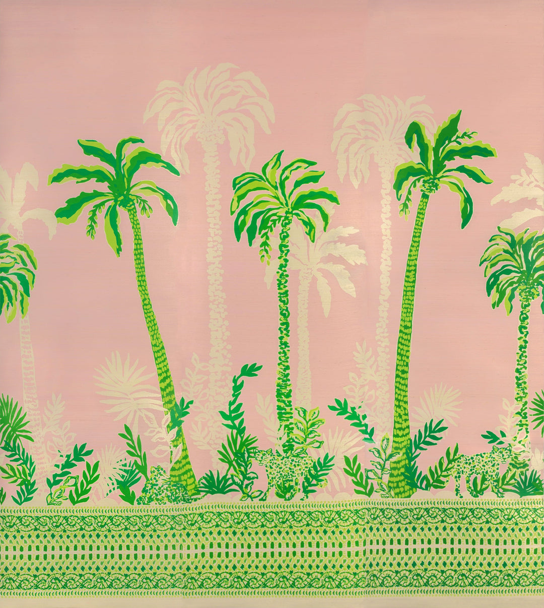 Lee Jofa Wallcovering Pink