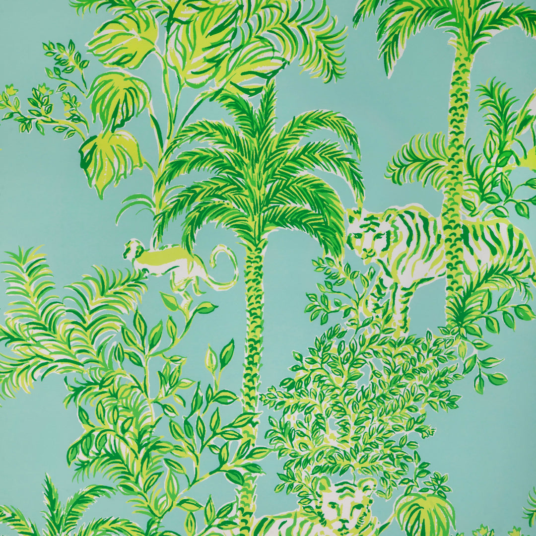 Lee Jofa Wallcovering Aqua