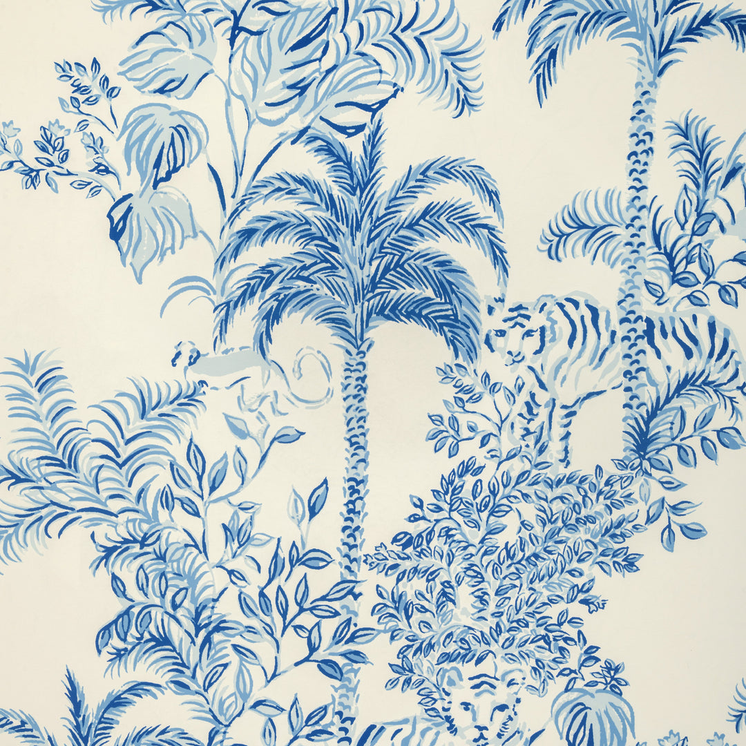 Lee Jofa Wallcovering Indigo