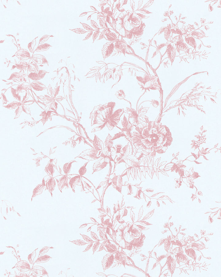 Lee Jofa Wallcovering Rose
