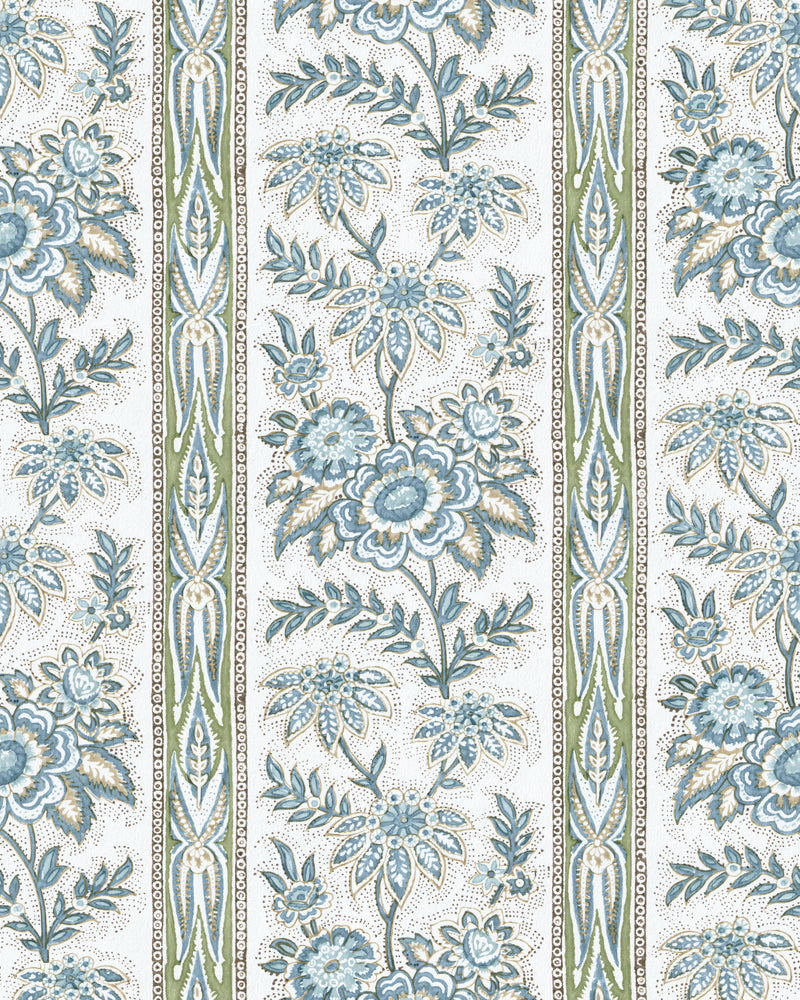 Lee Jofa Wallcovering Blue
