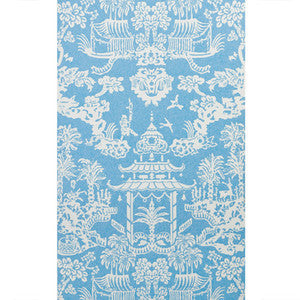 Brunschwig & Fils Wallpaper Lhasa Paper Aqua