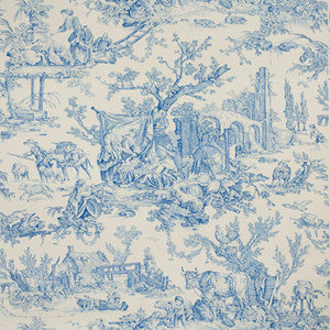 Brunschwig & Fils Wallpaper Le Hameau Bluebell