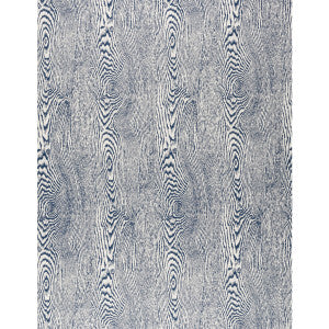 Brunschwig & Fils Wallpaper Wood Indigo