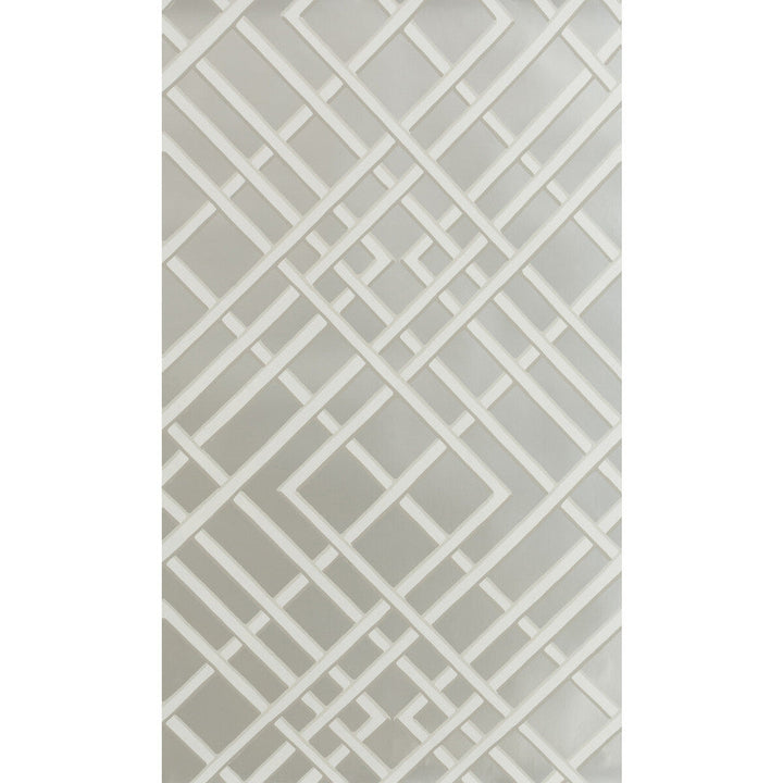 Treillage Sidewall Silver by Brunschwig & Fils Wallcovering Brunschwig & Fils Wallcovering Treillage Sidewall SilverWallcovering VOLUME 56 PAPER - 100% United States </p><p>Repeat: H: 21, V: 21 21 - Fabric Carolina -