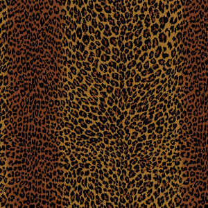 Brunschwig & Fils Wallpaper Leopard Chocolate