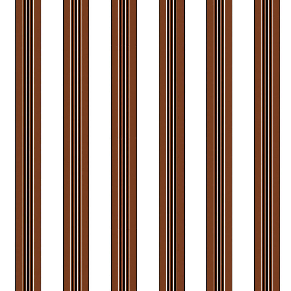 Rayure Lione Chocolate by Brunschwig & Fils Wallcovering Brunschwig & Fils Wallcovering Rayure Lione ChocolateWallcovering MADELEINE CASTAING CELLULOSE - 72%;POLYESTER - 28% France </p><p>Repeat: H: 7.87, V: 0 47.24 - Fabric Carolina -