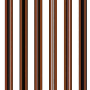 Brunschwig & Fils Wallpaper Rayure Lione Chocolate
