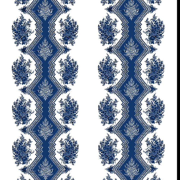 Coppelia Blue by Brunschwig & Fils Wallcovering Brunschwig & Fils Wallcovering Coppelia BlueWallcovering MADELEINE CASTAING CELLULOSE - 72%;POLYESTER - 28% France </p><p>Repeat: H: 24.41, V: 11 47.24 - Fabric Carolina -