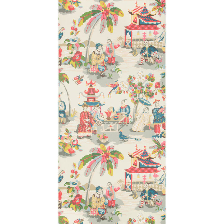Xian Prussian/Red by Brunschwig & Fils Wallcovering Brunschwig & Fils Wallcovering Xian Prussian/RedWallcovering VOLUME 57 CELLULOSE - 45%;BINDER - 20%;MINERAL FILLERS - 20%;POLYESTER - 15% United Kingdom </p><p>Repeat: H: 27.5, V: 36.8 27.5 - Fabric Carolina -